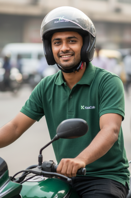 Person on a bike